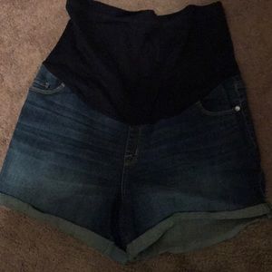 Maternity Jean Shorts